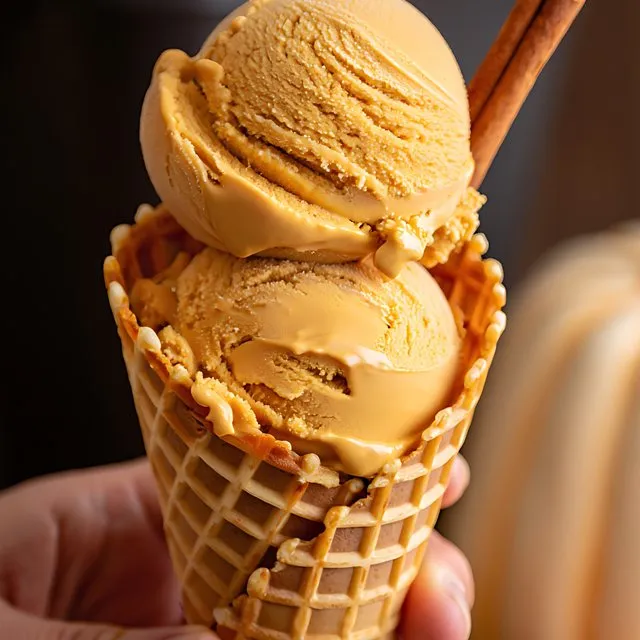 Pumpkin ice cream